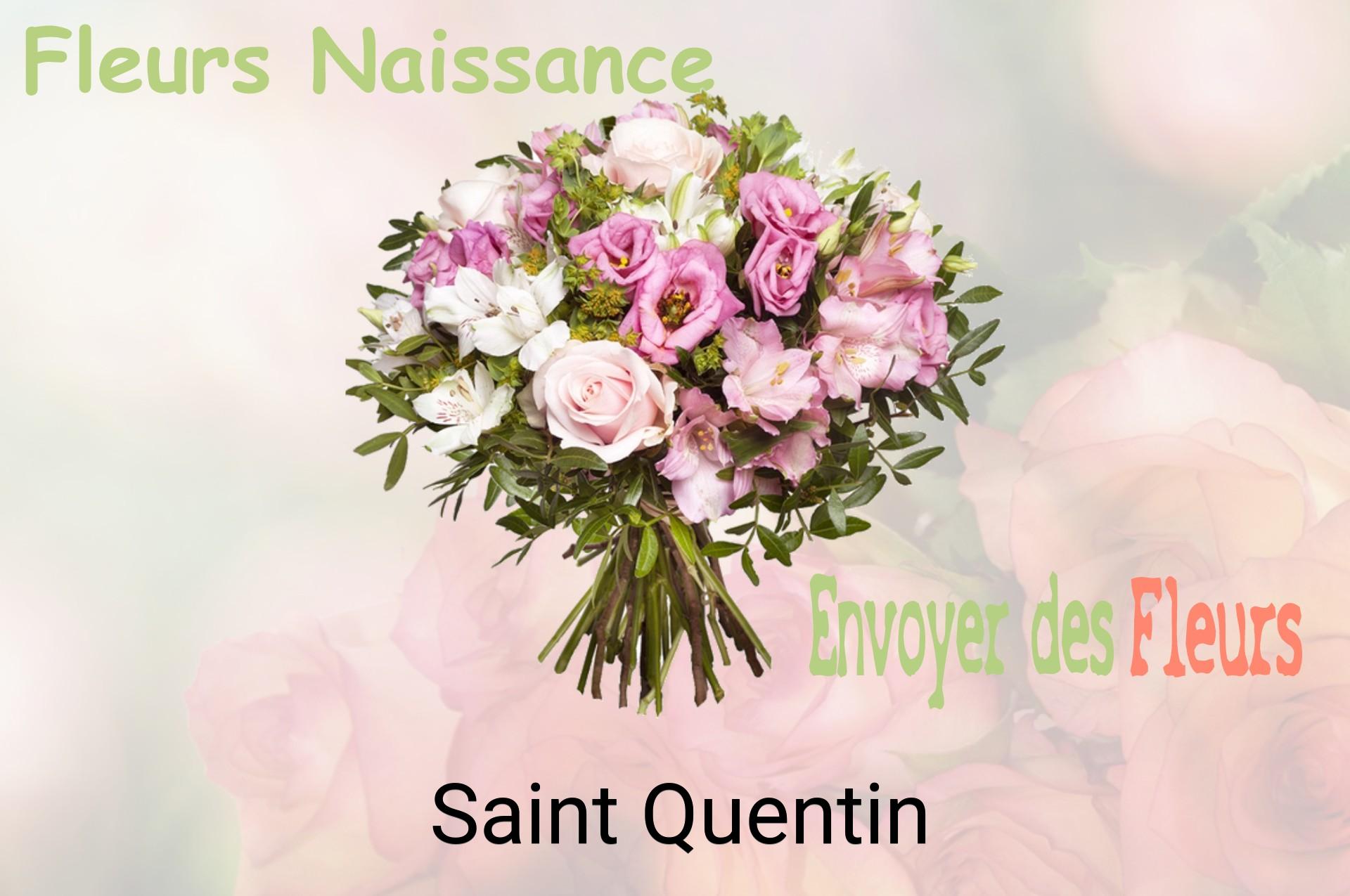 Bouquet de fleurs de naissance livré à Saint-Quentin